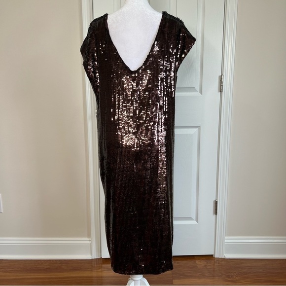 MAEVE by ANTHROPOLOGIE KARA SEOUINED MINI DRESS - Picture 5 of 13